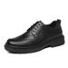 Euro Step Fashion For Men Business Formal Hand-Scraped Texture Trendy Men's Korean Style Brogue Leather Shoes_vogvips.com