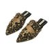 Mesh Hollowed-out Half-slippers For Women 2024 New Summer Pointed Flat-bottomed Outdoor Fairy Low-heeled Muller Slippers_vogvips.com