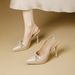 Comfortable Waterproof Platform High Heels, 2026 Summer New French Style Patent Leather Stiletto Pointed Toe Bow-tie Closed-toe Sa_vogvips.com