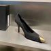 2022 New Pointed Stiletto High Heels Shallow Mouth Backless Closed Sandals Height Increasing Metal Toe Sexy Women's_vogvips.com