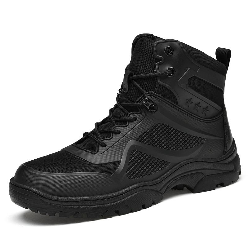 European Warm Series Summer Martin Boots Casual High-top Korean Version Breathable Height-increasing Men's Sports Shoes Internal Height_vogvips.com