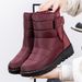 1178225343@qq.com 25 New Model Foreign Trade Cross-Border Warm Snow With Velcro Waterproof European Size 44 Boots Casual Women's Shoes_vogvips.com