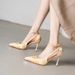 2025 Summer New Pointed-Toe Satin Ribbon Closed-Toe Sandals With Thin High Heels, Sexy White Women's Shoes_vogvips.com