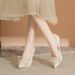 MTX French Style Pearl Waterproof Platform High Heels Women's Engagement Daily Wearable Petite Thick Sole Single Stiletto_vogvips.com