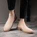 Large size men's shoes autumn and winter British casual shoes frosted shoes Korean version of short boots tide_vogvips.com
