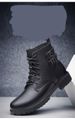 Martin Boots Men's High-top Style First-layer Tooling Boots Inner Tide Boots Black Work Leather Boots Men's Shoes_vogvips.com