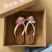 Polka Dot Cute Cartoon Soft Sole Flip-Flops For Women 2024 Summer Fashion Versatile Beach Flat Casual Slippers_vogvips.com