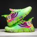 Gradient Color Fashion Flyknit Sports For Men And Women Summer Tennis Popcorn Couple Running Shoes Live Broadcast_vogvips.com