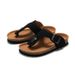 2025 Spring Summer Children Boys Girls Cork Slippers Flip Flops Trendy Beach Korean Style Toe Post_vogvips.com