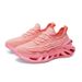 New Hollow Fried Dough Twists Thick Soled Fly Woven Mesh Surface Light Breathable Casual Sports Couple For Men And Women_vogvips.com