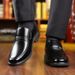 Spring Men's Leather Extra Large Size 48 Height Increasing Business Formal Shoes For Middle-Aged And Elderly Fathers_vogvips.com