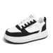 2026 Spring Women's Breathable White Sneakers, Korean Style, Versatile Thick-Soled Sports Shoes, Casual Skate Shoes, Tre_vogvips.com