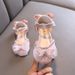 New Girl Princess Girl Bow Small Big Child Dance Show Shoes Single Shoes Leather Shoes_vogvips.com