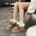 Soft Leather Version ~ Sheepskin Thick-Soled Snow For Women Winter 2024 New Lace-Up Short Height-Increasing Boots Cotton_vogvips.com
