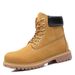 High-top Tooling Rhubarb Boots Waterproo Men And Women With Martin Boots Top Layer Couple Shoes_vogvips.com