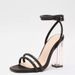 Women S Crystal Heel Diamond Open Toed Bare Strap Square Toe High Heeled Sandals_vogvips.com