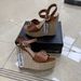 Women's Wedge Denim Summer New Belt Buckle Peep Toe Straw Woven One-Strap High Heel Sandals_vogvips.com