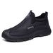 Euro Step Men's New Autumn Versatile Casual Soft Sole Comfortable Dad Slip-On Cloth Shoes_vogvips.com