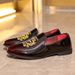 Embroidered Loafers Slip-On Business Leather Men's Casual Breathable Odor-Free Shoes_vogvips.com