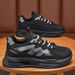 2025 Spring Breathable Mesh Men's Trendy Versatile Thick Soled Sports Casual Dad Shoes Men_vogvips.com