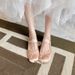 Flat Mary Jane Shoes Sheep Suede Ballet Shoelace Female Low Heel Low Mouth Casual Single-layer Shoes For Women_vogvips.com