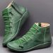 Hot 2025 Autumn Winter New Large Size Casual Short Women's Flat Boots_vogvips.com