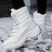 Women Boots Waterproof Heels Boots For Winter 2023 Tren Platform Ankle Boots Keep Warm Snow Shoes Plush Outdoor Short Boots_vogvips.com