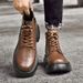 Martin Boots Men's High-top Boots Wind Tooling Shoes Young And Young Retro Casual Leather Boots Men_vogvips.com