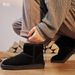 【 Men's Style 】 2025 New Genuine Leather Snow Boots Men's Cotton Shoes Warm And Thick Velvet Anti Slip Northeast Outdoor_vogvips.com