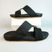 New One Line Drag Plus Size Men's For Outdoor Wear, Black Slippers_vogvips.com