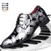 Merden 2283 pointed leather shoes plus size men's shoes party crystal surface leather shoes men 38-48 in stock quick hair_vogvips.com