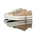 All Star Thick-Soled Height-Increasing Low-Top Canvas Shoes For Women In Milk Tea Color, Caramel Macchiato, With A Soft_vogvips.com