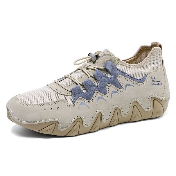 Large Size Men's And Women's Outdoor Casual Shoes, Autumn And Winter First Layer Genuine Leather Sports Shoes_vogvips.com