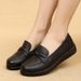 New Leather Women's Mothers, Soft-soled Casual Shoes For Middle-aged And Elderly, Comfortable Flat-soled Mother's Shoes,_vogvips.com