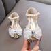 New Bow Girl Princess Girl Baby Princess Sandals Single Shoe Leather Dance Show Shoes_vogvips.com