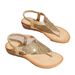 2023 New Women's Fashion Flat Sandals Flip Flops Bohemian Style Women's Shoes Cross Border Supply_vogvips.com