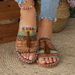 Bohemian Flat Sandals For Women, Summer New Style, And Fashion Beach Sandals,_vogvips.com