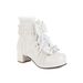 2025 Autumn Winter New Zipper Sweet Martin Women Short Lolita Boots Thick Mid Heel Shoes_vogvips.com