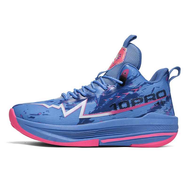 Unisex Breathable Mesh Outdoor Sports Competitions Running Shoes Spring Cushioning Rebound Basketball Boots_vogvips.com