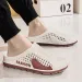 Breathable Mesh Slip-On Men's Casual Shoes Fashionable Versatile Summer 2025 Lazy No-Back Trendy Half Slippers EVA_vogvips.com