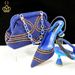 Women’s Shoes Pointed toe ladies shoe bag set soft bag shallow mouth high heels fashionable and simple set_vogvips.com