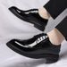 Men's Genuine Leather Dress Shoes Brogue Pattern Wedding Shoes Formal Shoes_vogvips.com