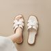 Augushideng Women's Outdoor Slippers 2026 New Summer Casual French To Pair With Skirts, Flat Beach Sandals_vogvips.com
