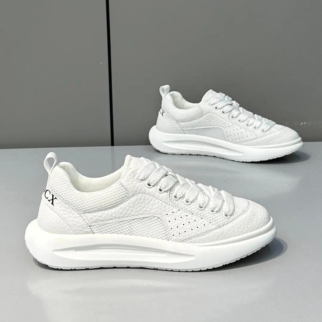 2026 New Summer Casual For Men, Thick-Soled, Breathable, Lace-Up, Versatile, Comfortable, Low-Top, Casual, Lightweight,_vogvips.com