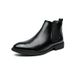 Shoes Cross-border Autumn Winter Men's Short Business Pointed High-top Leather Martin Slip-on Boots For Men_vogvips.com