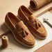 Men's First-class Su Laoqian British Style Versatile Loafers, Genuine Leather Driving Shoes, Men's Slip-on Casual Shoes_vogvips.com
