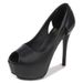 New Waterproof Platform Stiletto Flats - Ultra High Heel Wedding Shoes, Professional, Casual, Fashionable, Nightclub Women's Single Shoes_vogvips.com