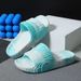 Step On Poop Feeling Thick Soled Korean Version Trendy Summer Fashion Couple Versatile Comfortable Anti Slip Home New_vogvips.com
