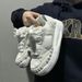 Korean Version Versatile Trendy Thick-Soled Height-Increasing Unisex Couple Dad Shoes 2025 New Casual Student Retro_vogvips.com