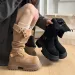 Platform Women Womens Western Cowboy Knight Long Tube Square Heel Retro Style Winter Boots 52411 251126_vogvips.com